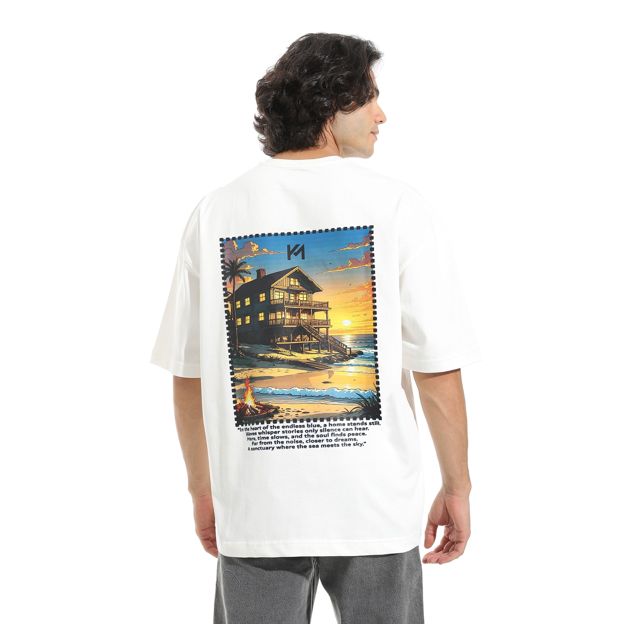 MK Back To Nature Oversize Cotton T-shirt - Image 4