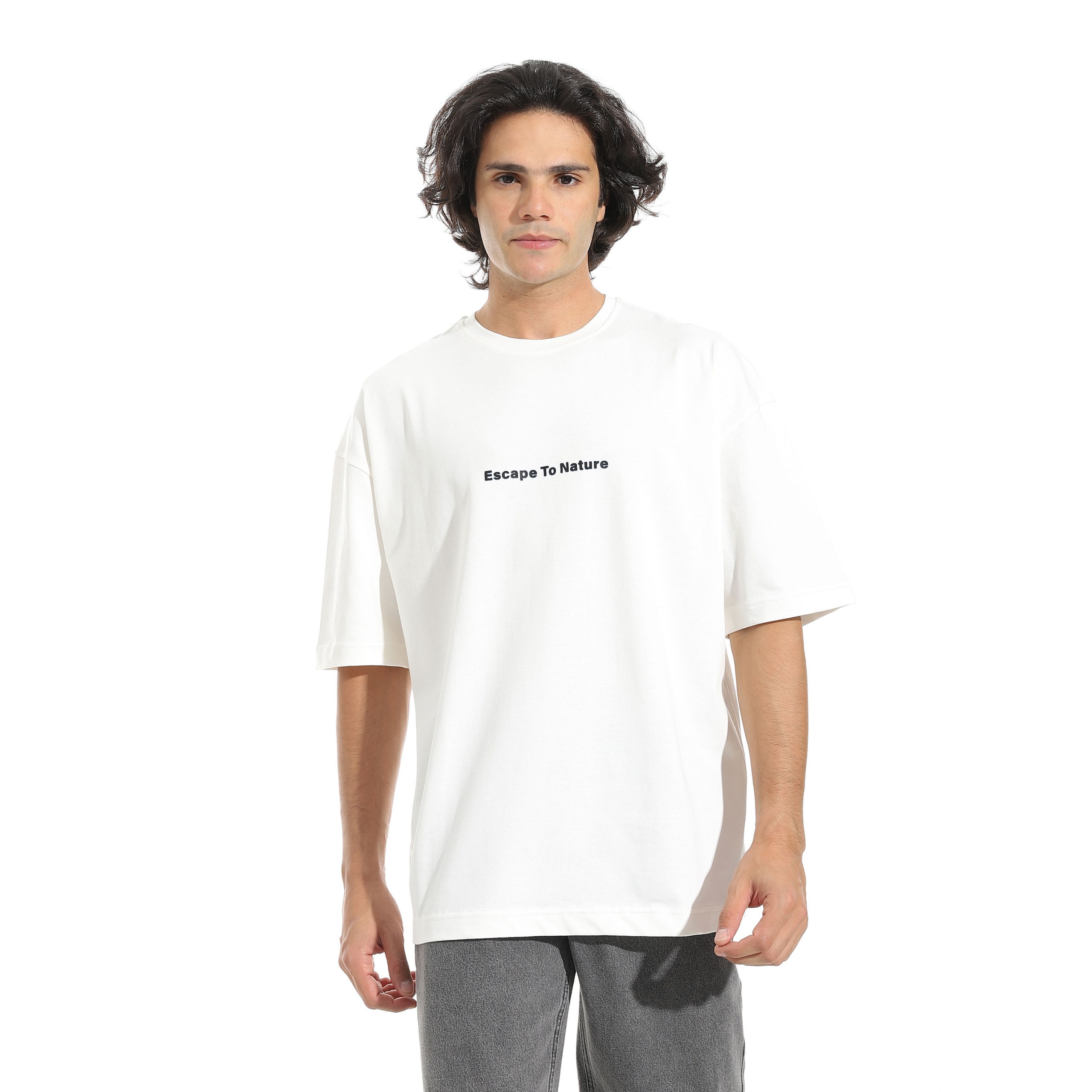 MK Back To Nature Oversize Cotton T-shirt - Image 2