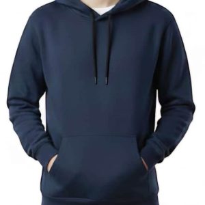 M&K Oversize Hoodie Plain Dark Blue