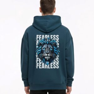 M&K Oversize Hoodie Fearless