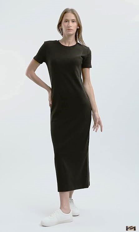 M&K Basic Derby Dress Black