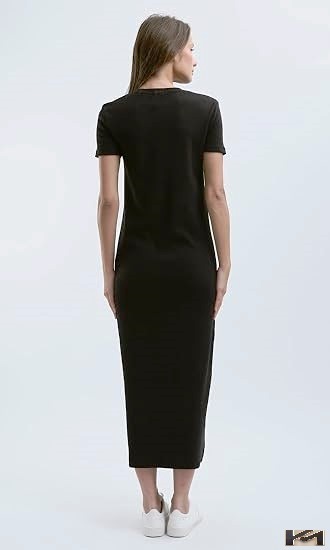M&K Basic Derby Dress Black - Image 2