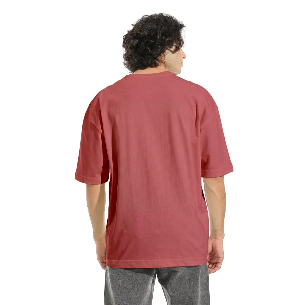M&K Oversize 100% Cotton Polyvar( BLESSED) Burgundy - Image 2