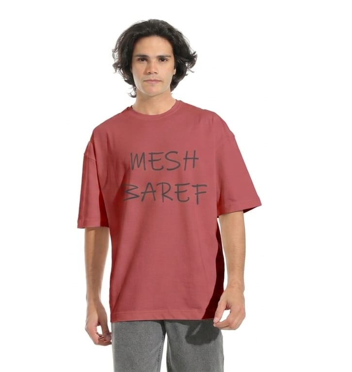 M&K Oversize 100% Cotton Polyvar(MESH 3AREF) Burgundy