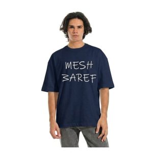 M&K Oversize 100% Cotton Polyvar(MESH 3AREF) Dark Blue