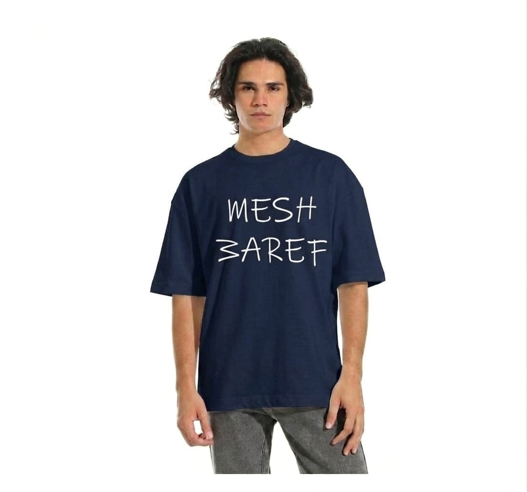 M&K Oversize 100% Cotton Polyvar(MESH 3AREF) Dark Blue