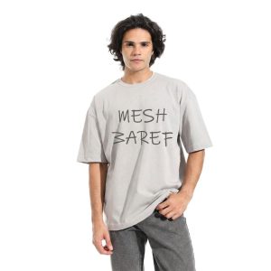 M&K Oversize 100% Cotton Polyvar(MESH 3AREF) Silver