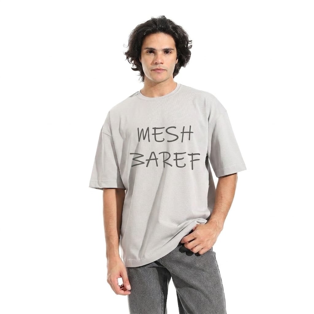 M&K Oversize 100% Cotton Polyvar(MESH 3AREF) Silver