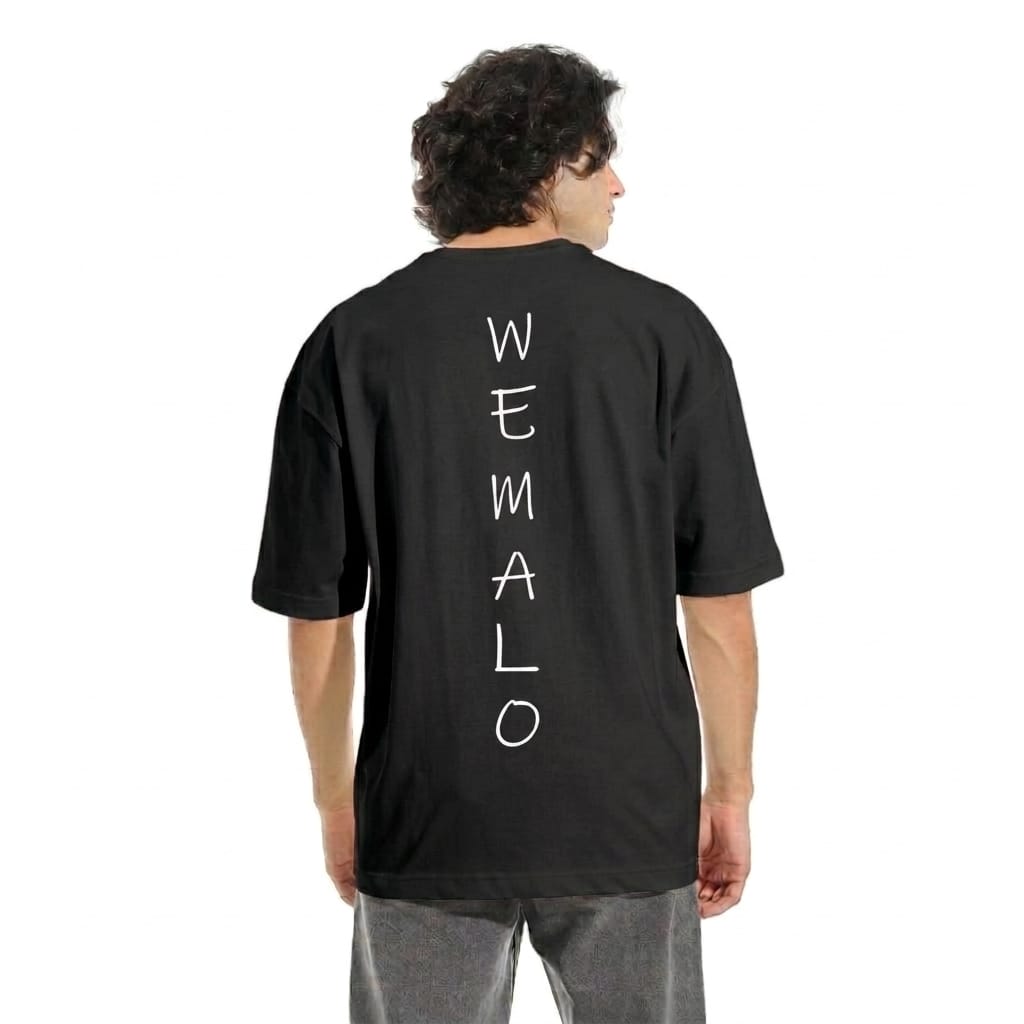 M&K Oversize 100% Cotton (WEMALO) Black