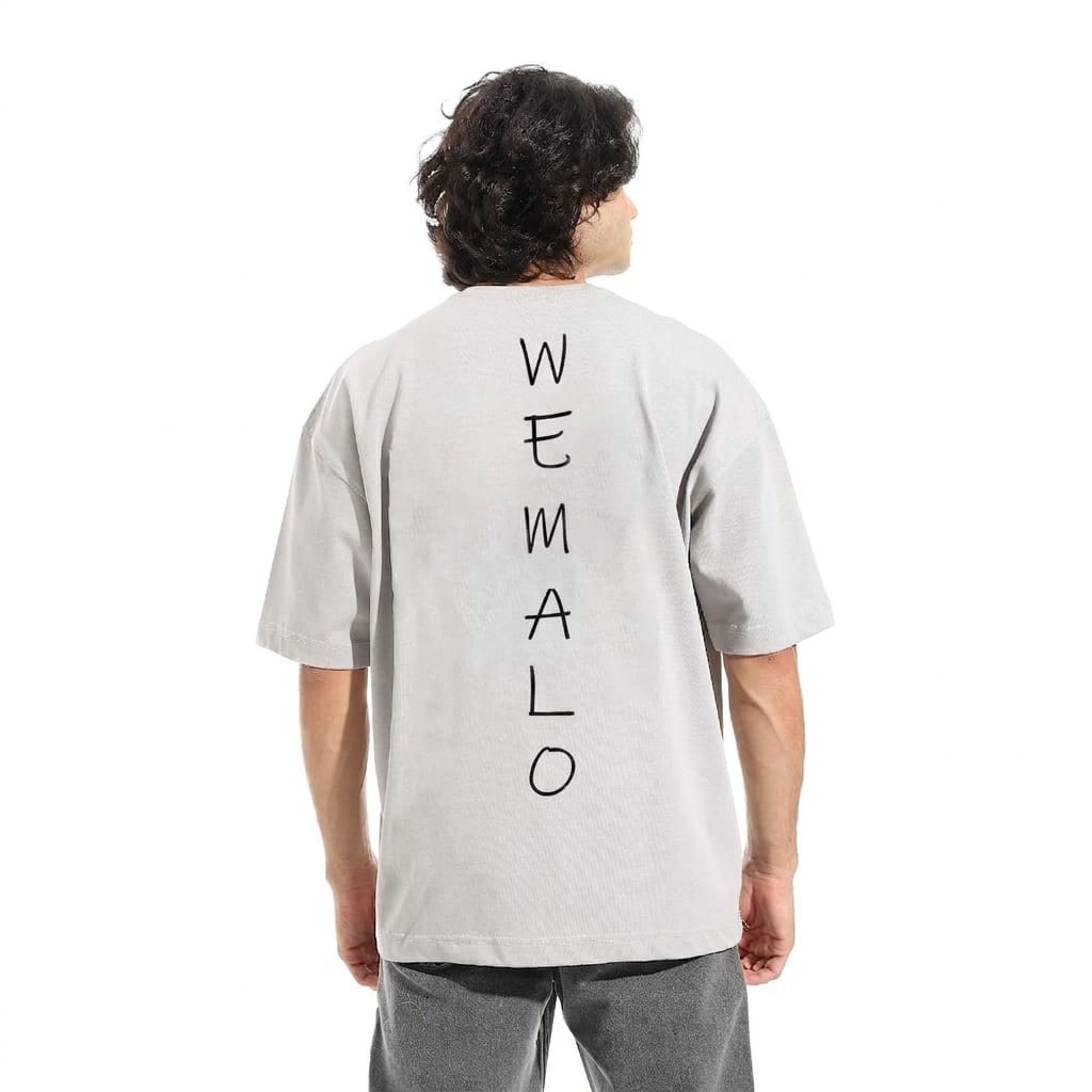 M&K Oversize 100% Cotton (WEMALO) Silver