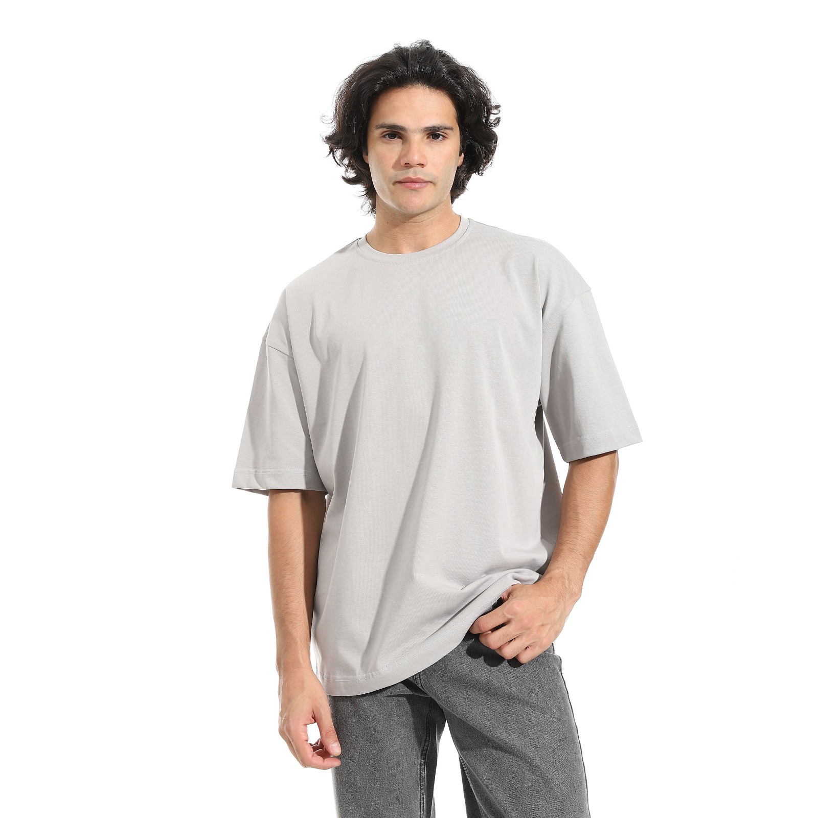 M&K Oversize 100% Cotton (WEMALO) Silver - Image 2