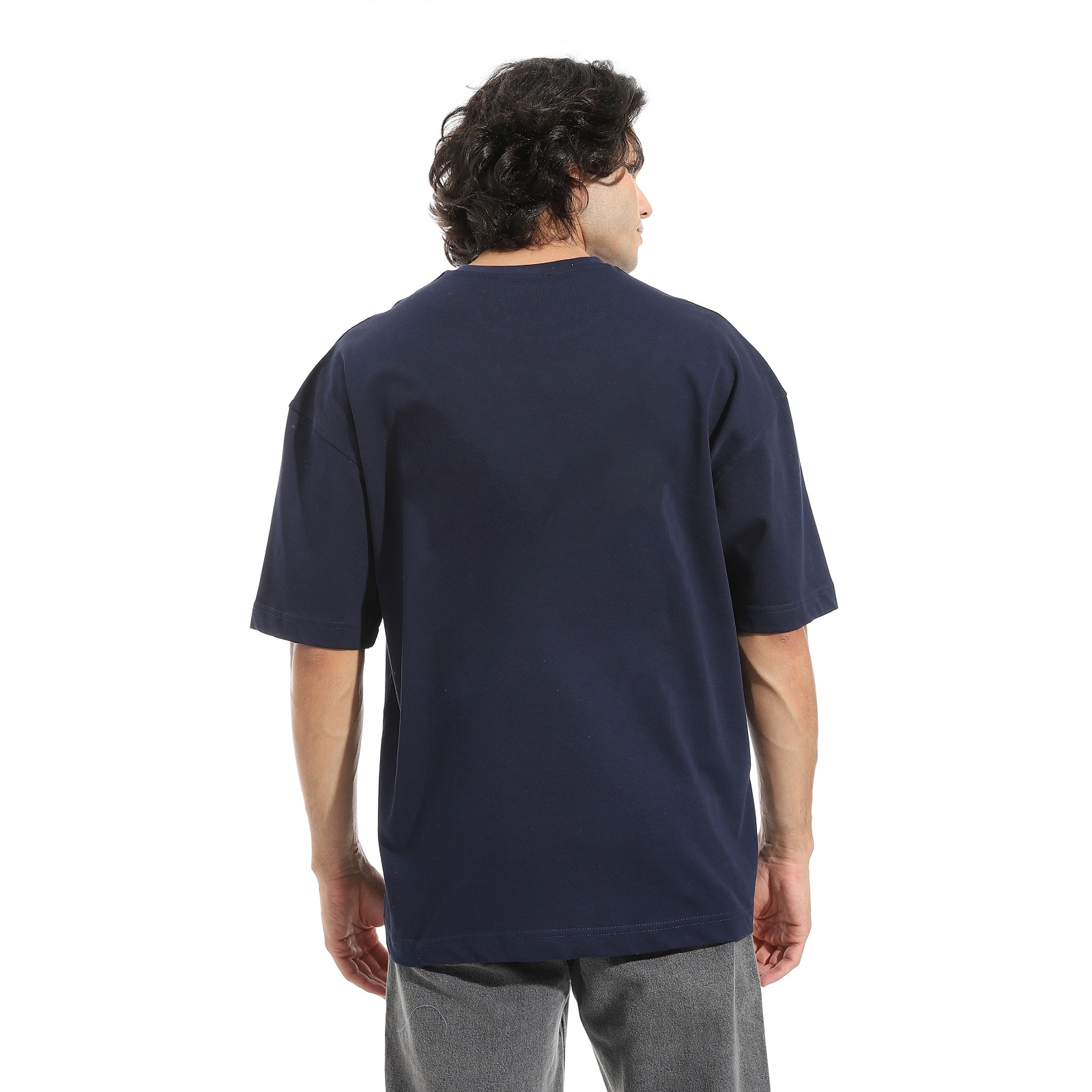 M&K Oversize 100% Cotton Polyvar(MESH 3AREF) Dark Blue - Image 2