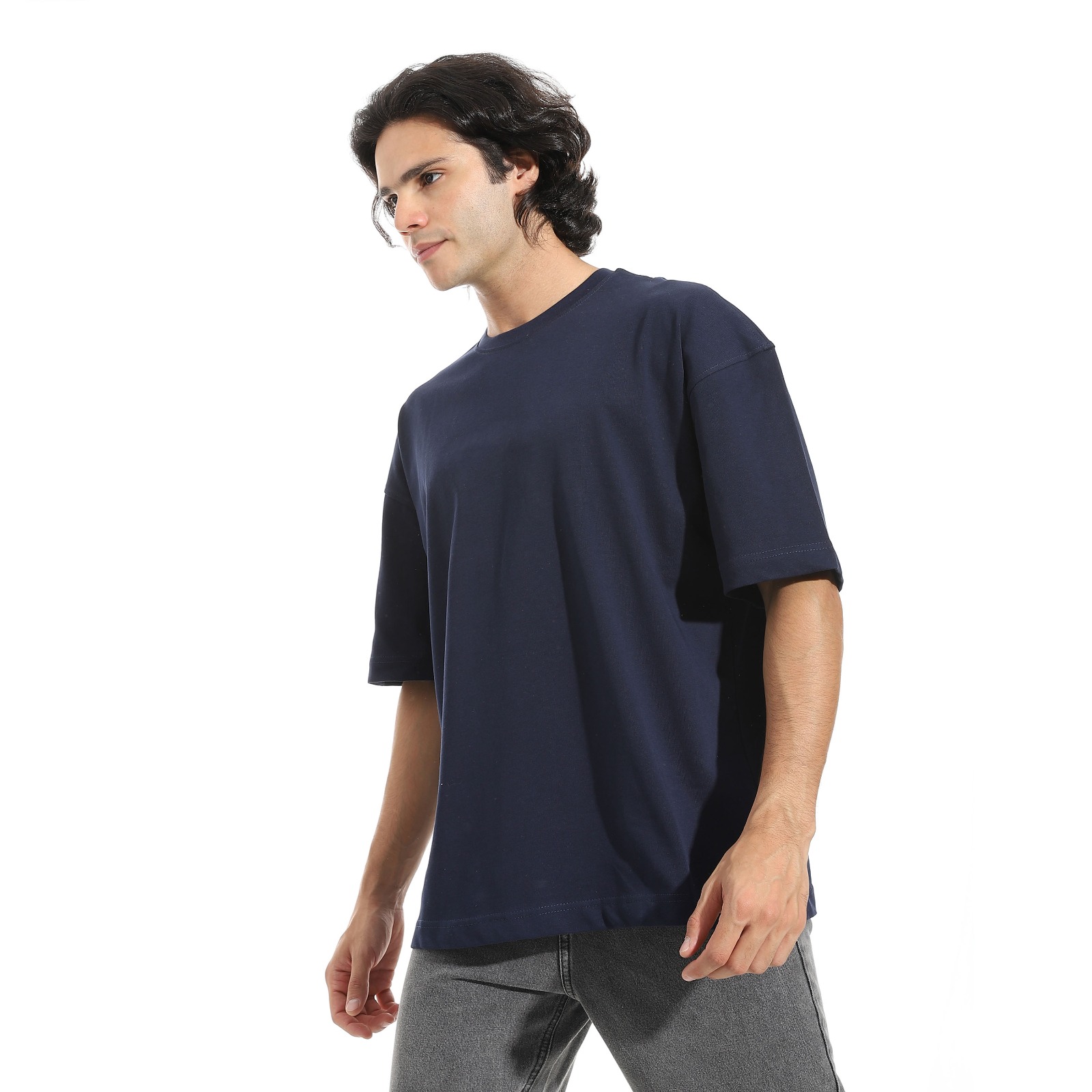 M&K Oversize 100% Cotton (WEMALO) Dark Blue - Image 3