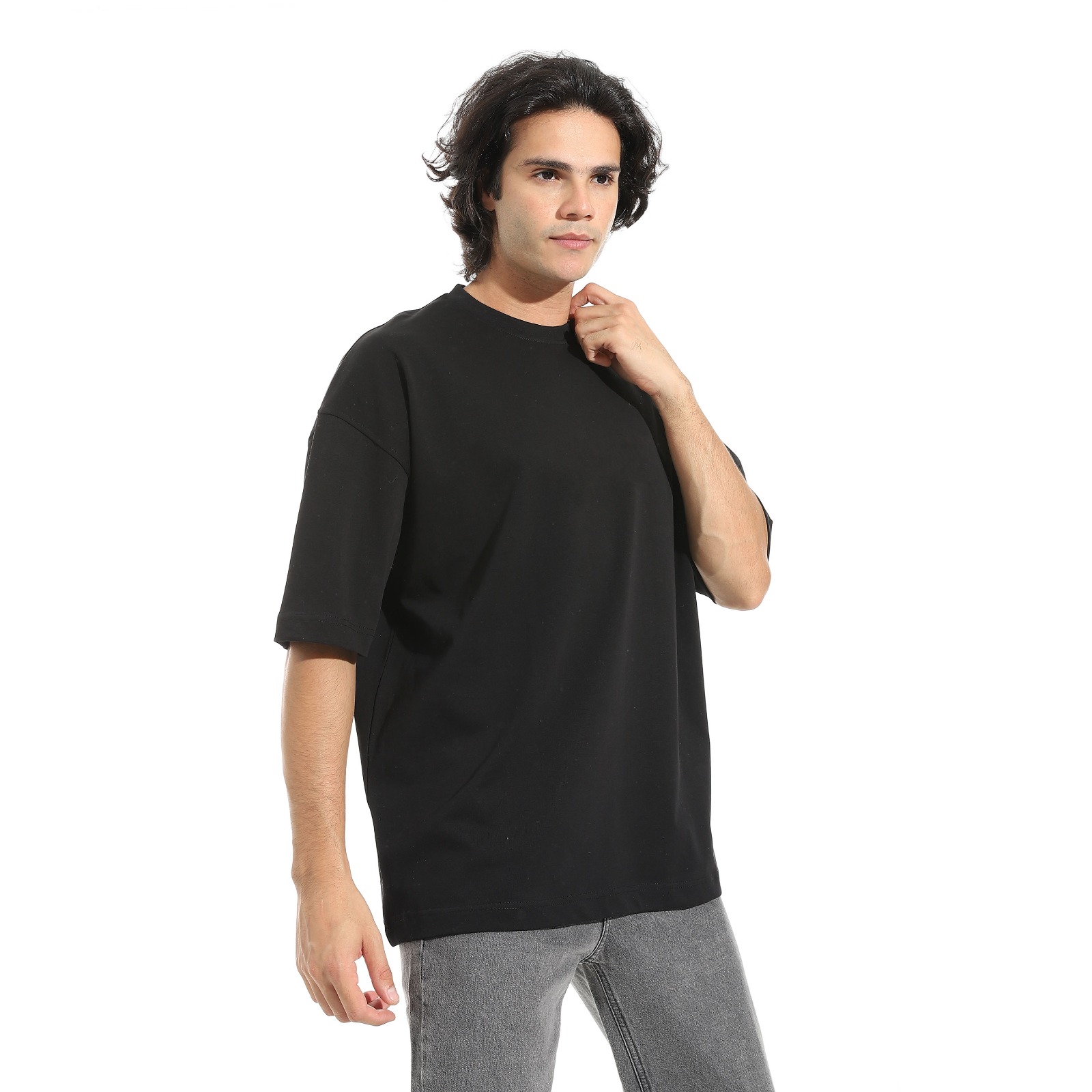 M&K Oversize 100% Cotton (WEMALO) Black - Image 3